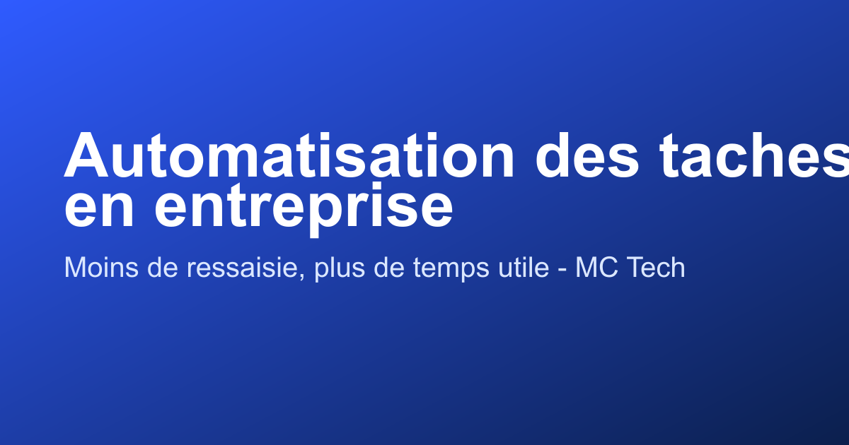 Logiciel sur mesure pour PME : exemples et méthode | MC Tech
